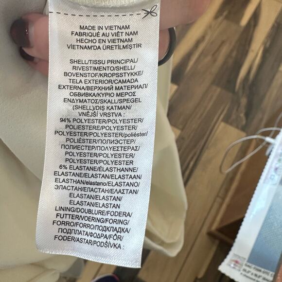 Ralph Lauren White Off Shoulder Statement Dress Ruffle Sleeves 12 - Picture 5 of 8